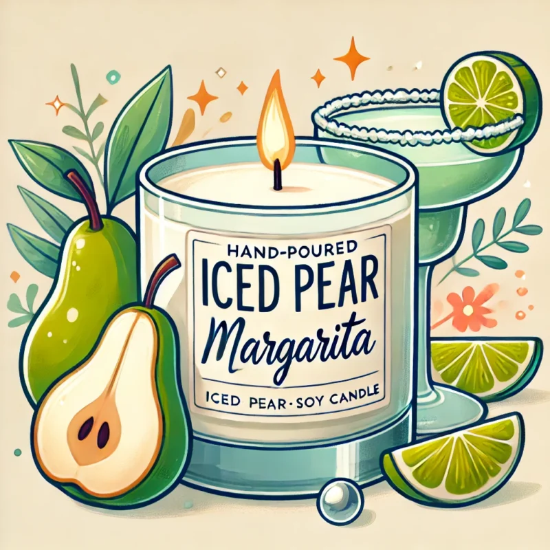 Iced Pear Margarita Hand Poured Soy Candle