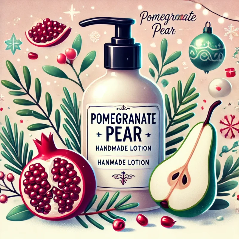 Pomegranate Pear Handmade Lotion